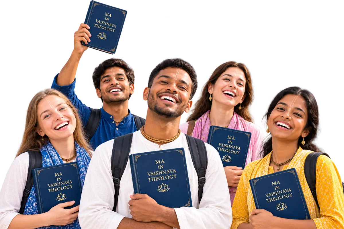 M.A. in Vaishnava Theology students